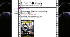 Desktop Screenshot of cinebern.ch