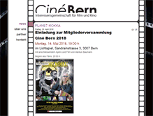 Tablet Screenshot of cinebern.ch